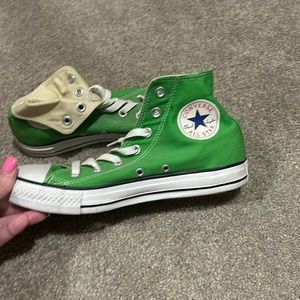 Converse like green high top